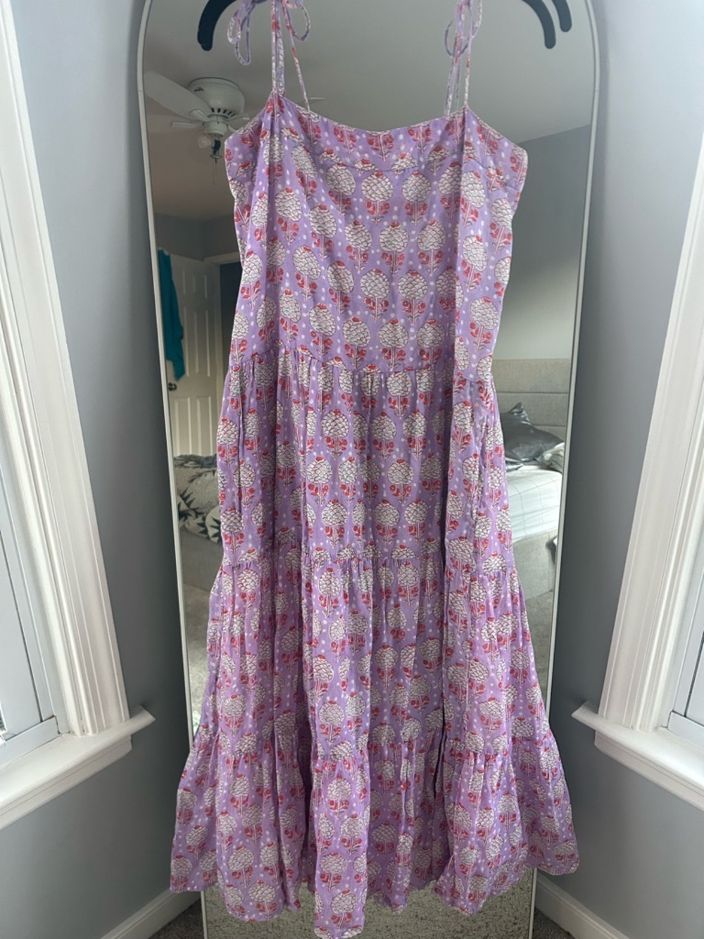 Oliphant Lilac Floral Print Dress